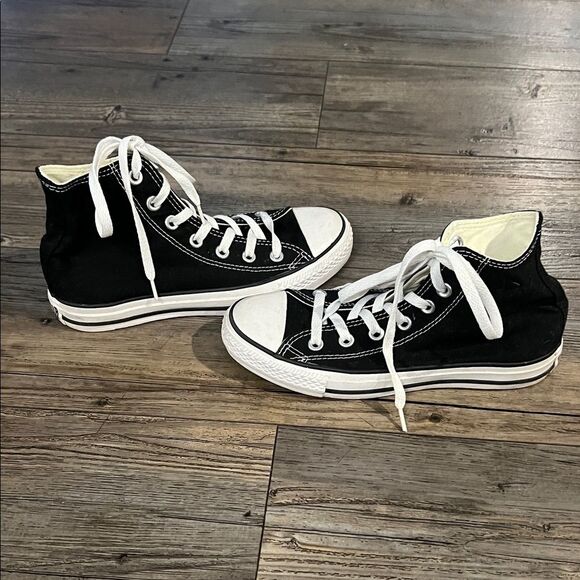 Converse Classic Black Canvas High-Tops - Picture 4 of 8